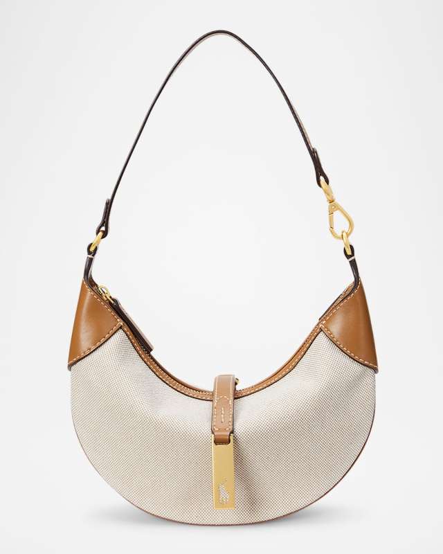 Polo ID Small Heritage Canvas Shoulder Bag